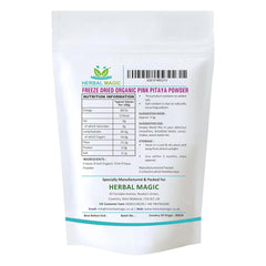 Freeze Dried Organic Pink Pitaya (Dragon Fruit) Powder