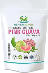 Freeze Dried Pink Guava Chunks