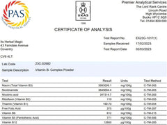 Plant Based Vitamin B Complex 60 Veg Capsules