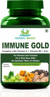 Immune Gold Vegan Food Supplement Capsules