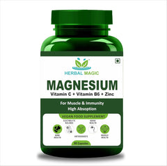 Magnesium With Vitamin C, B6 & Zinc Capsules