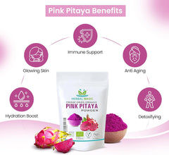 Freeze Dried Organic Pink Pitaya (Dragon Fruit) Powder