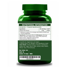 Plant Based  Vitamin B12 60 Veg Capsules
