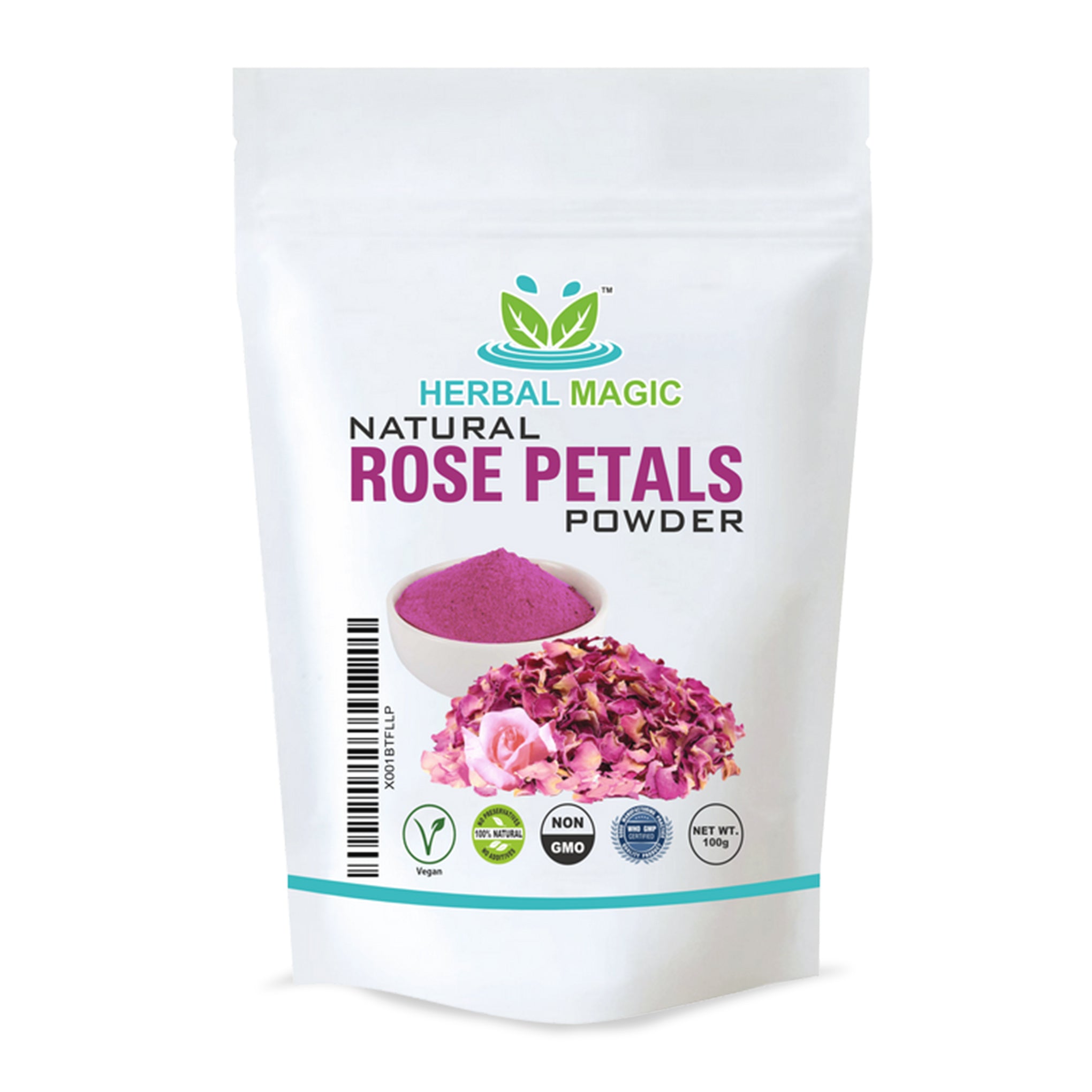 Rose Petal Powder, Organic