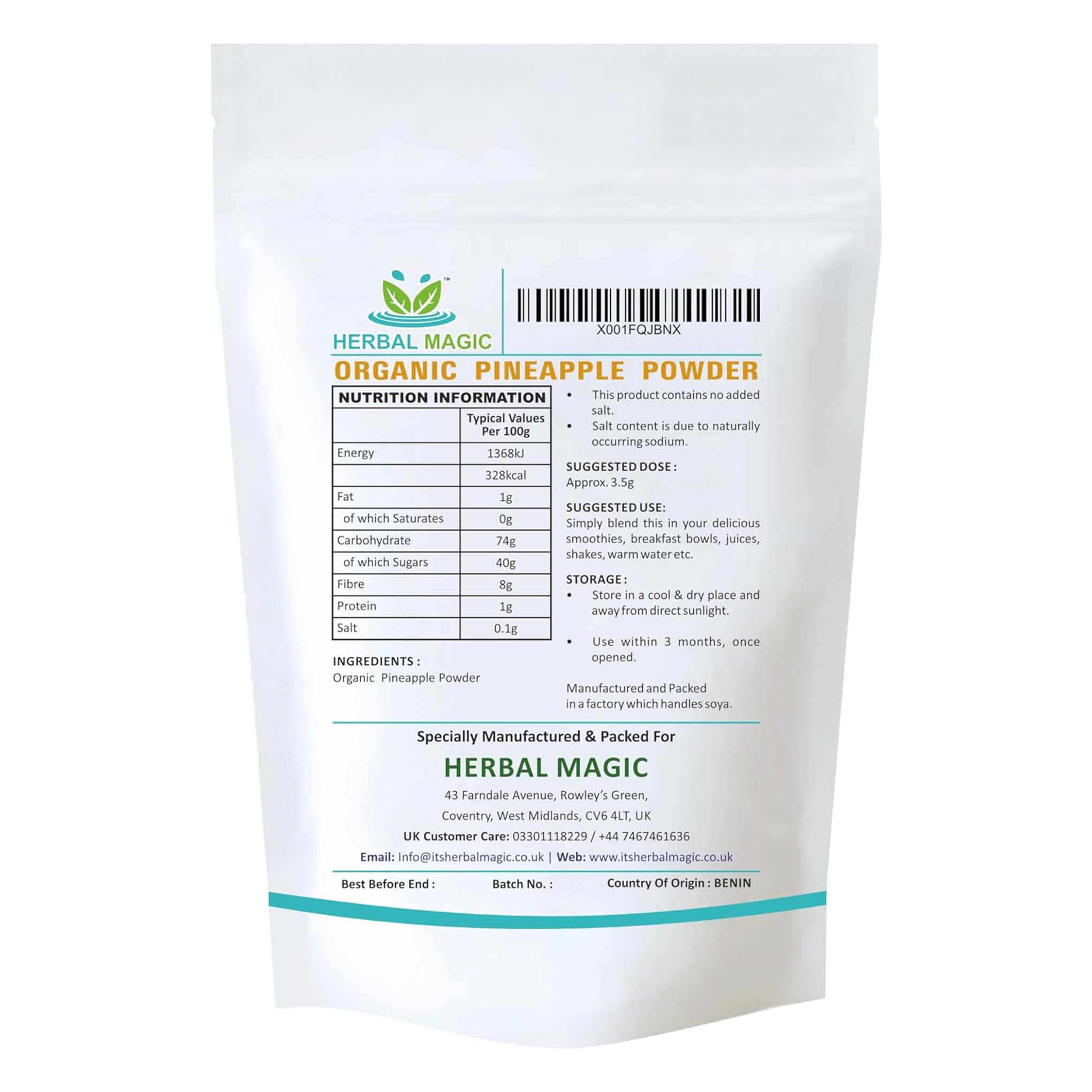 Organic Pineapple Powder