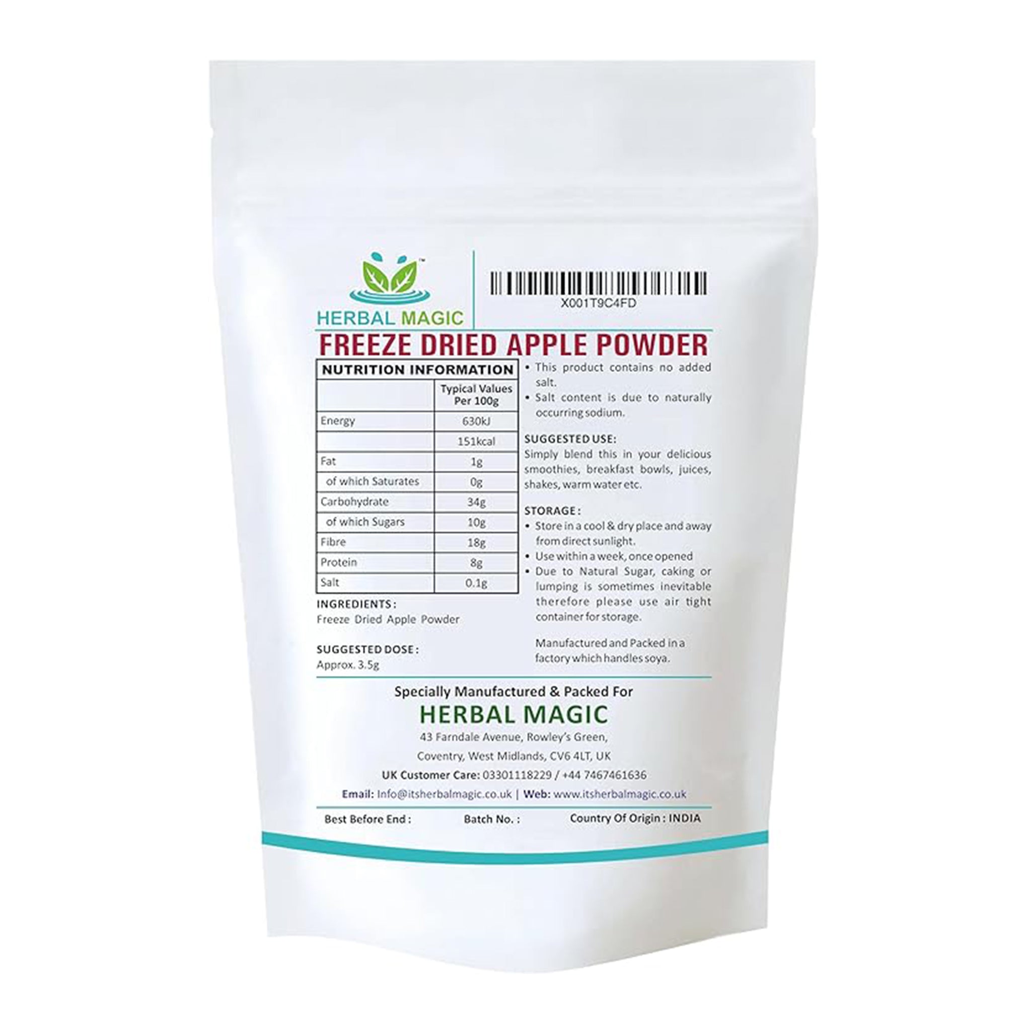 Freeze Dried Apple Powder