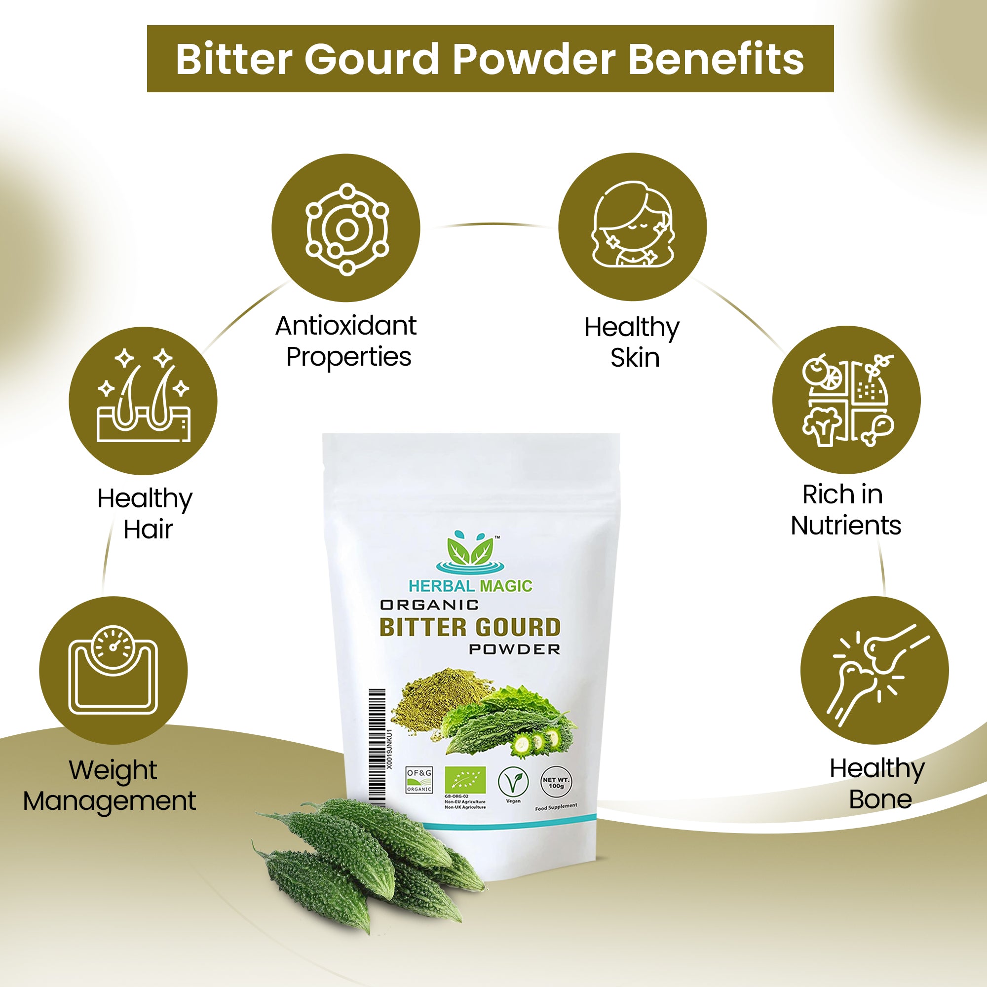 Organic Bitter Gourd Karela Powder