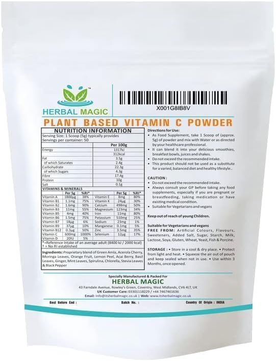 Plant Based Vitamin C Powder