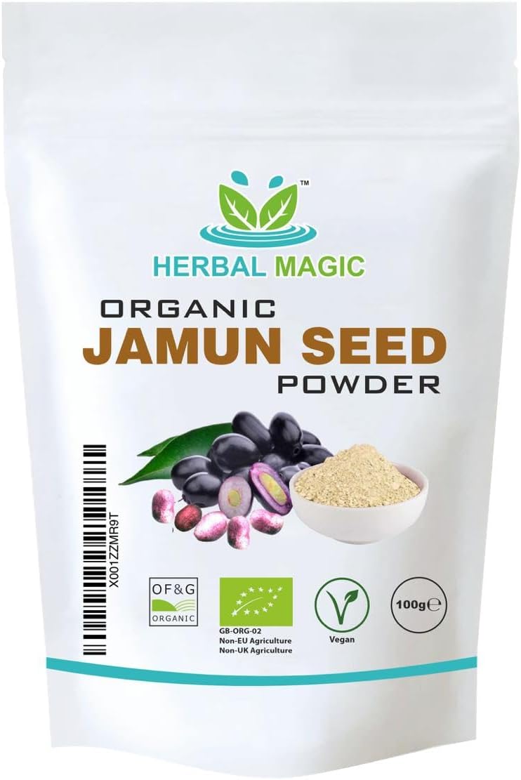 Organic Jamun Seeds Powder