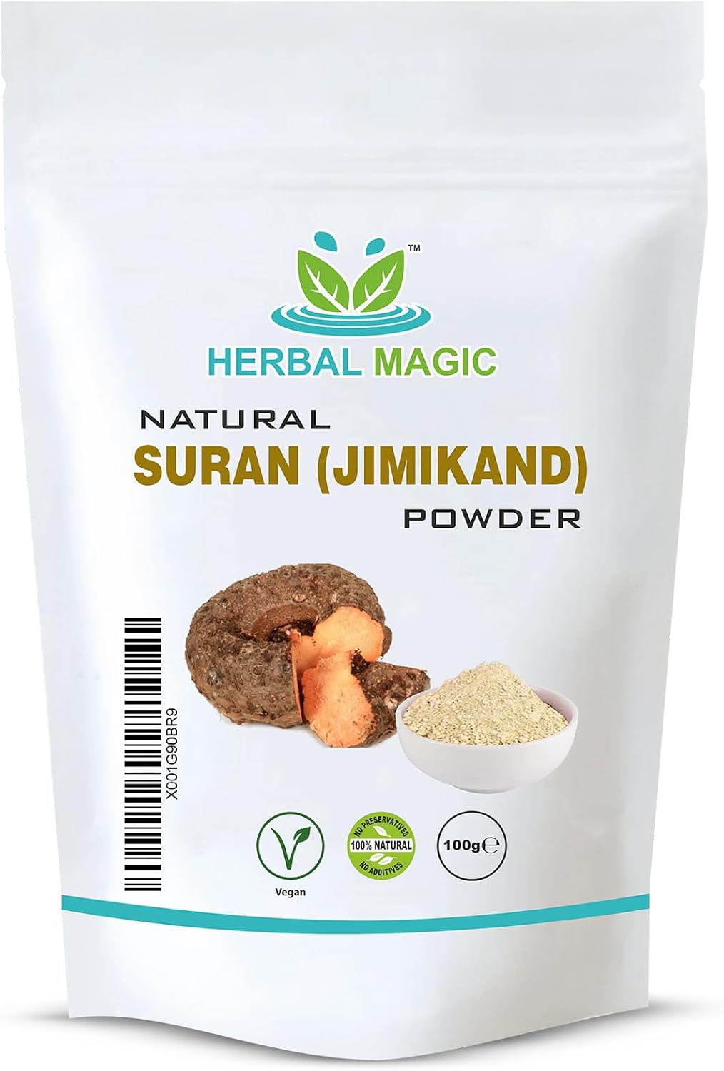 Natural Jimikand Suran Powder