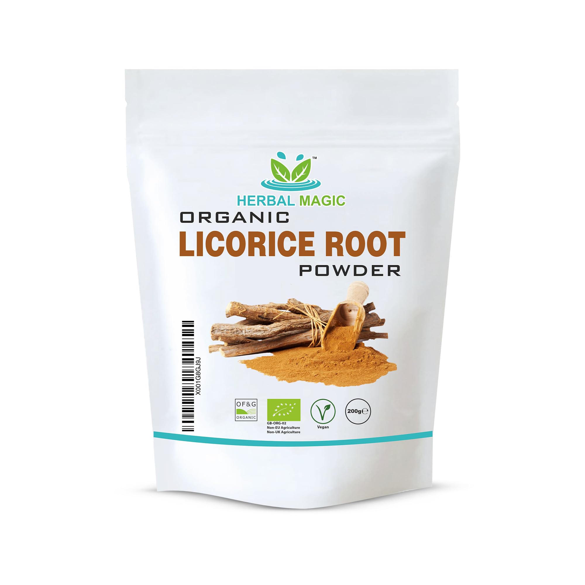 Organic Licorice (Liquorice) Root Powder (Mulethi Powder) Natural Skin Hair Mask