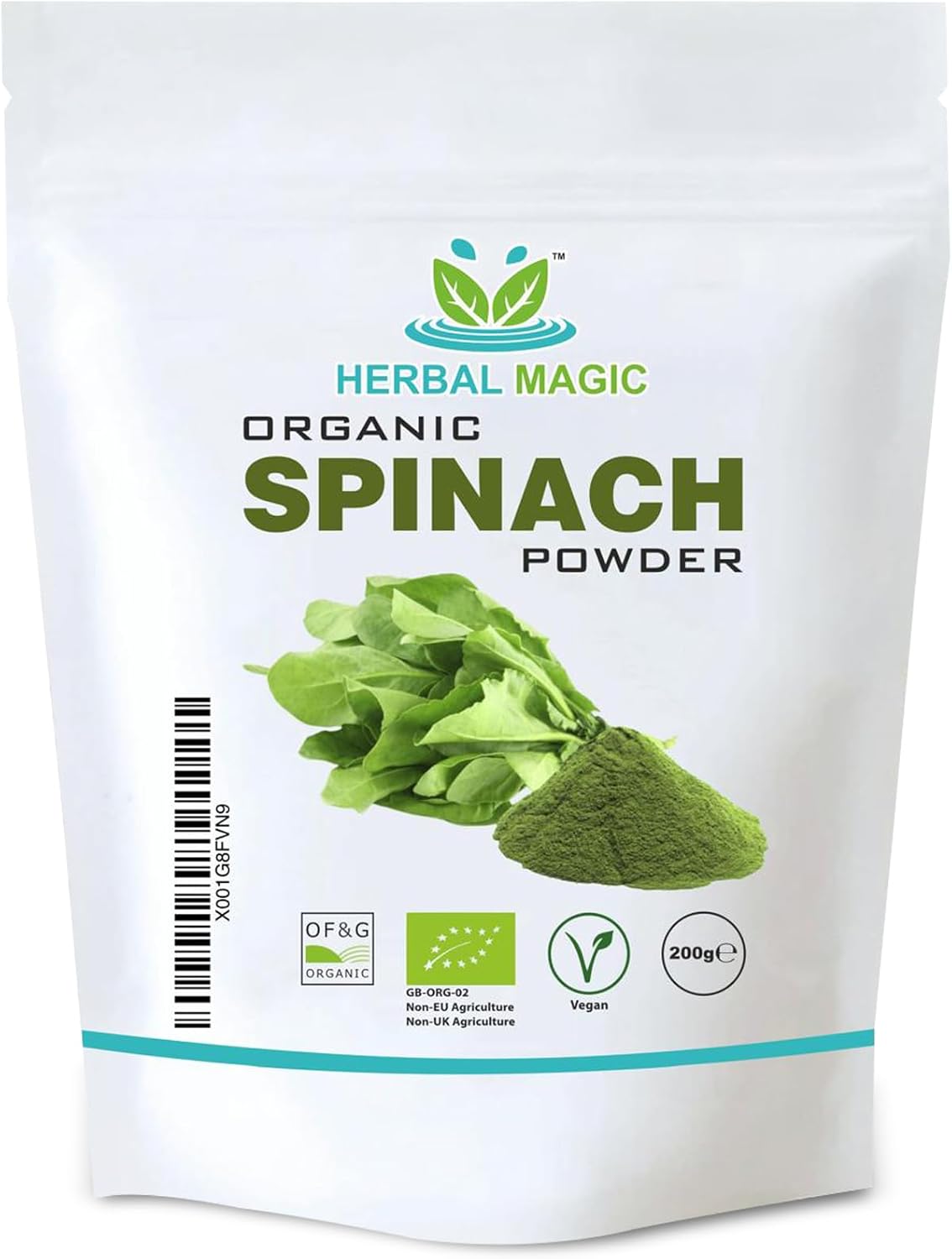 Organic Spinach Leaves Powder