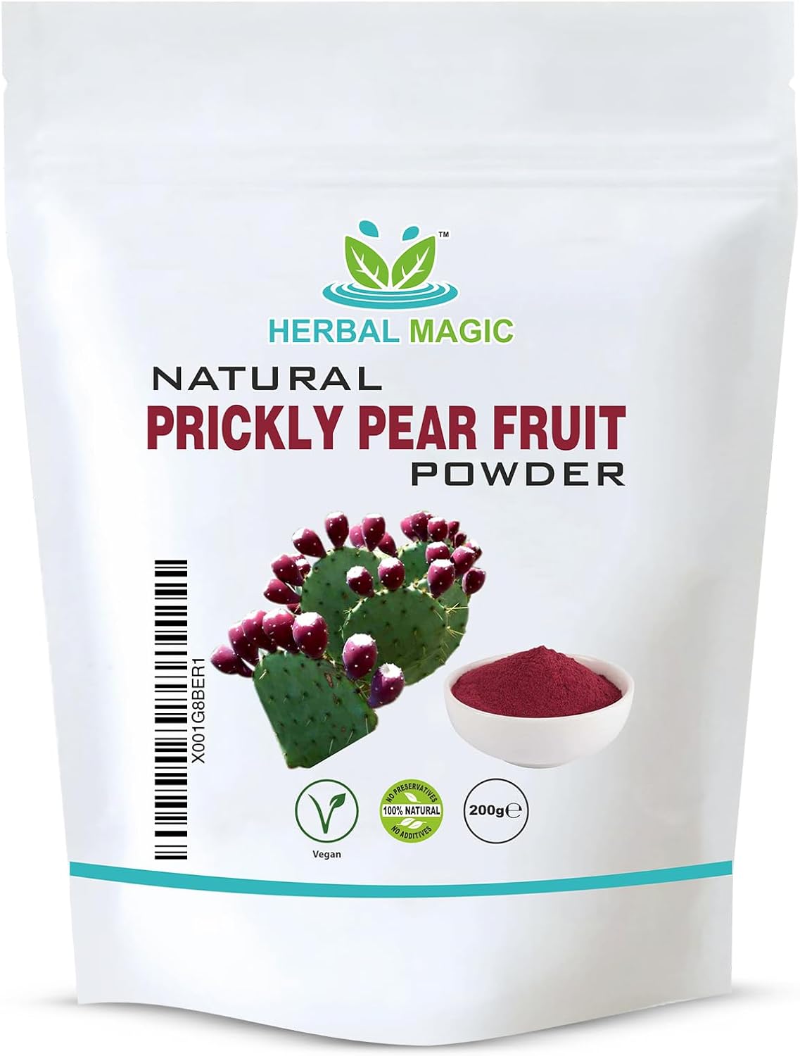 Natural Prickly Pear Fruit & Pad Powder