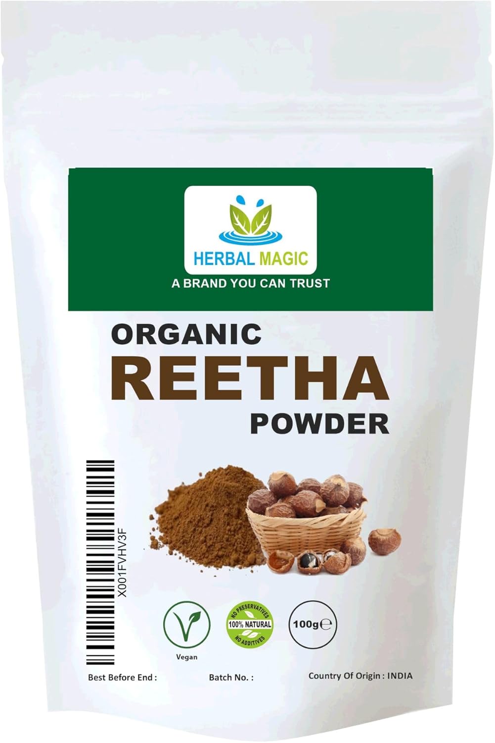 Organic Reetha Powder