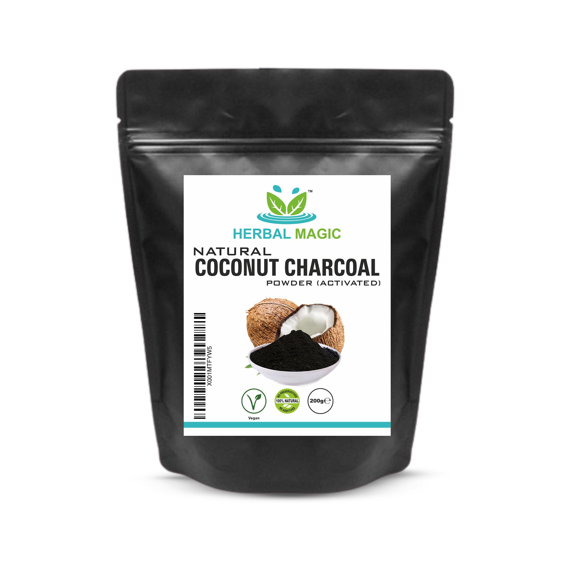 Natural Activated Coconut Charcoal Powder