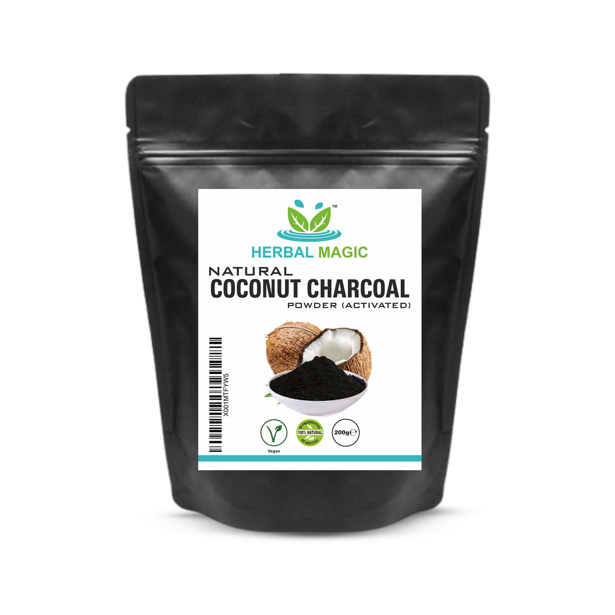 Natural Activated Coconut Charcoal Powder