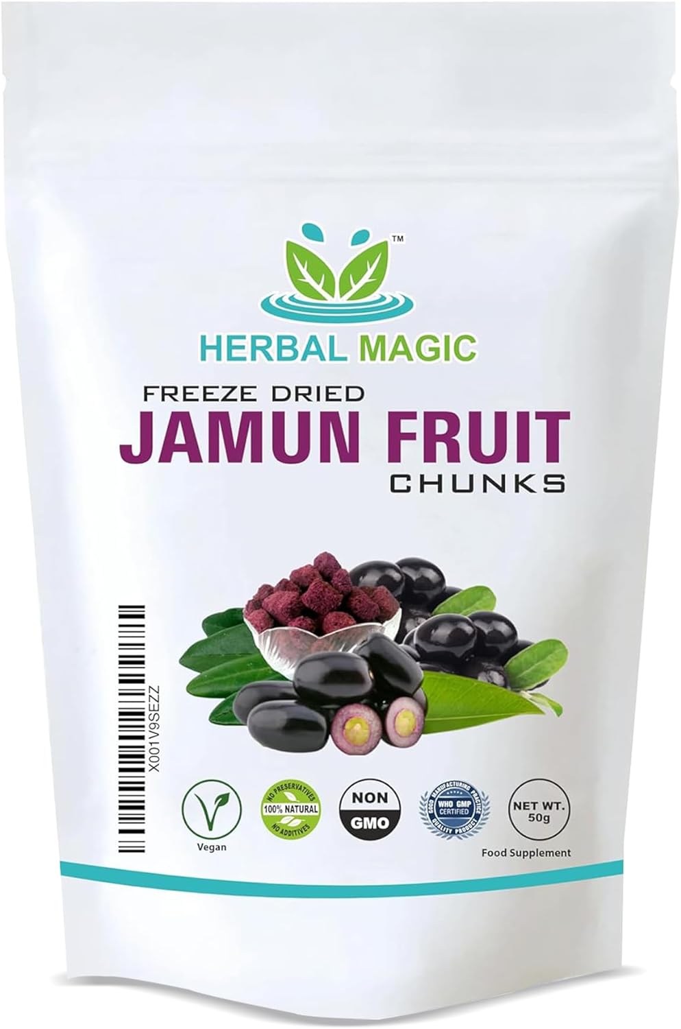 Freeze Dried Jamun Fruit Chunks