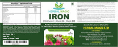 Iron with Vitamin C + Vitamin B6 + Vitamin B12 Capsules