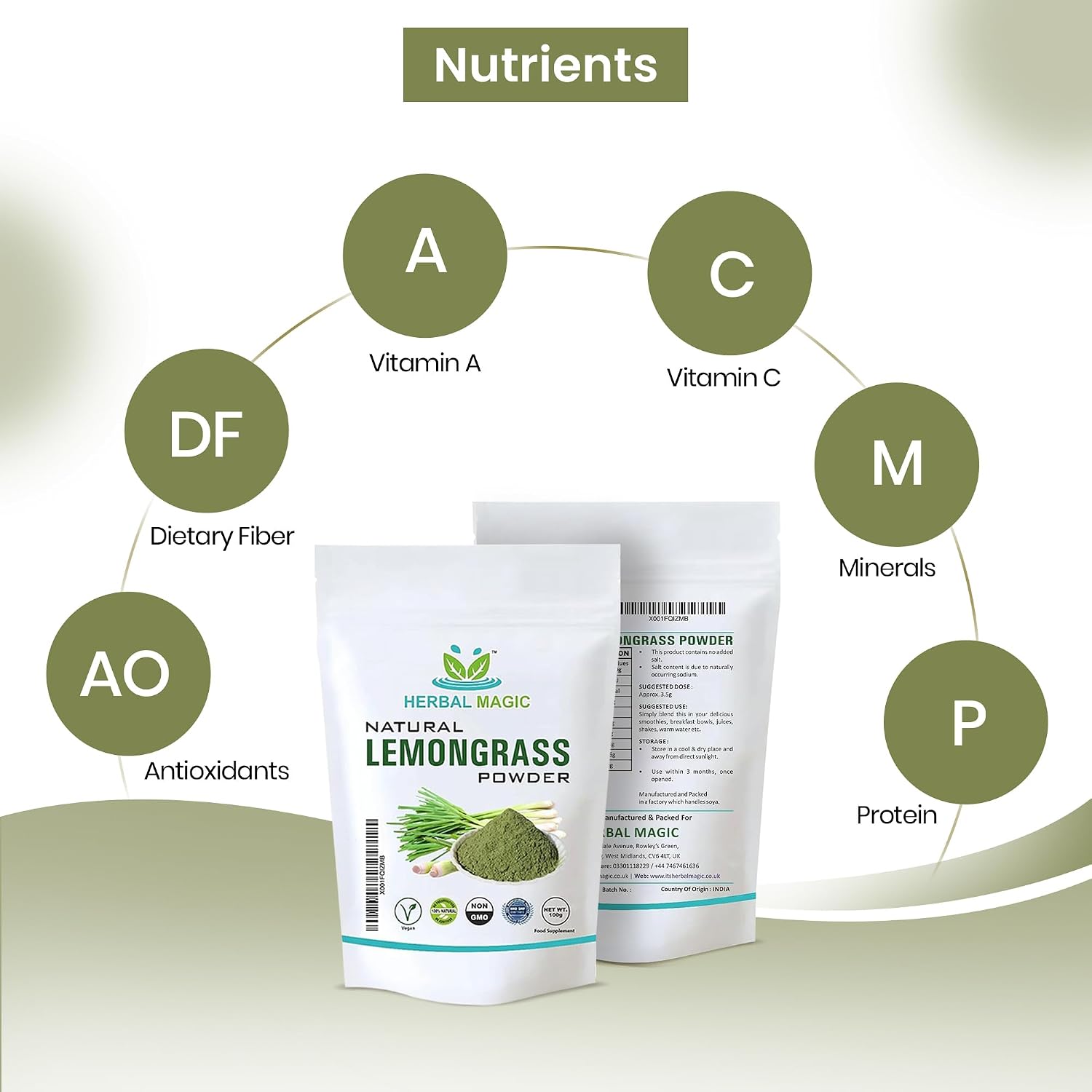 Organic Lemon Grass Powder