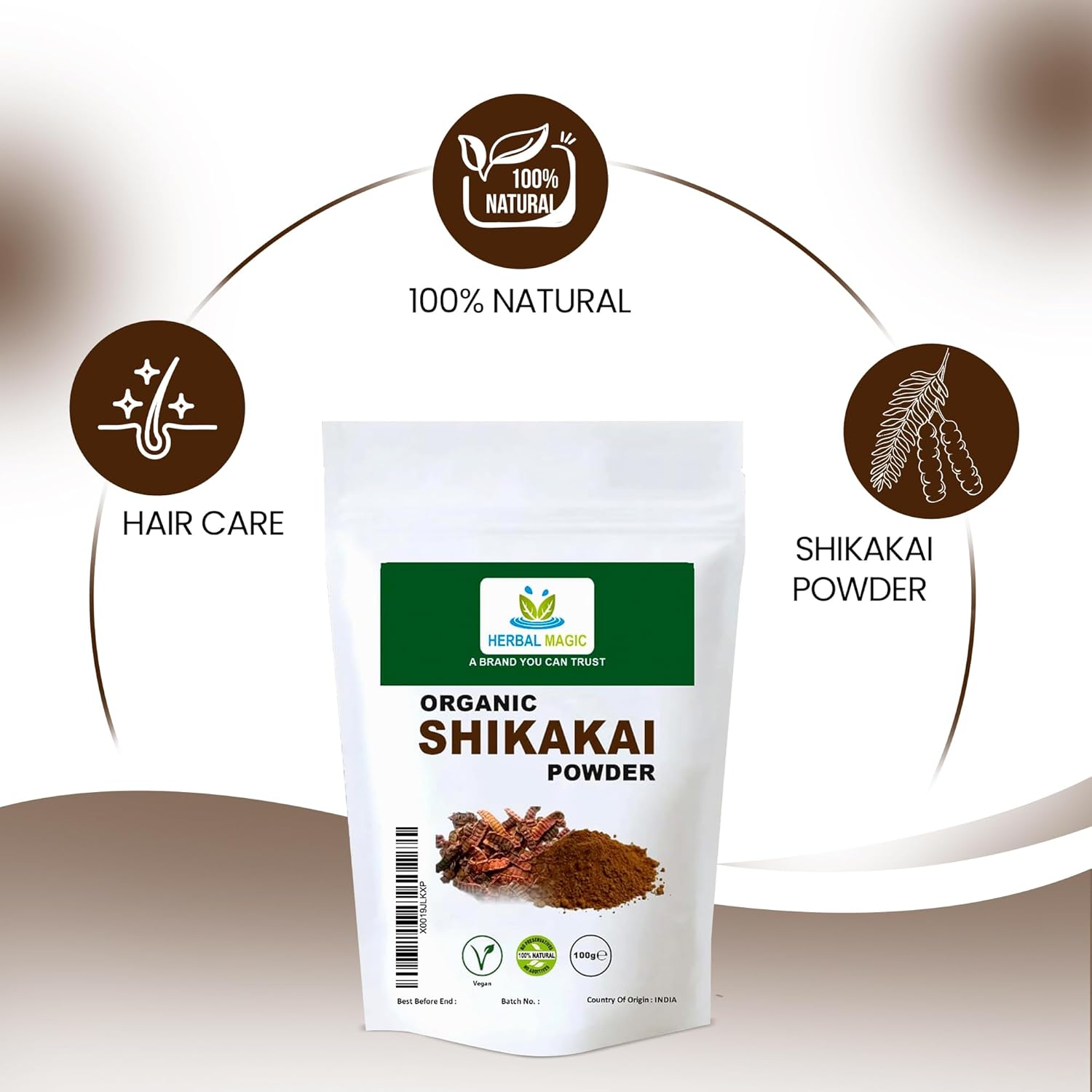 Organic Shikakai Powder