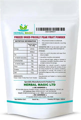 Freeze dried prickly pear powder