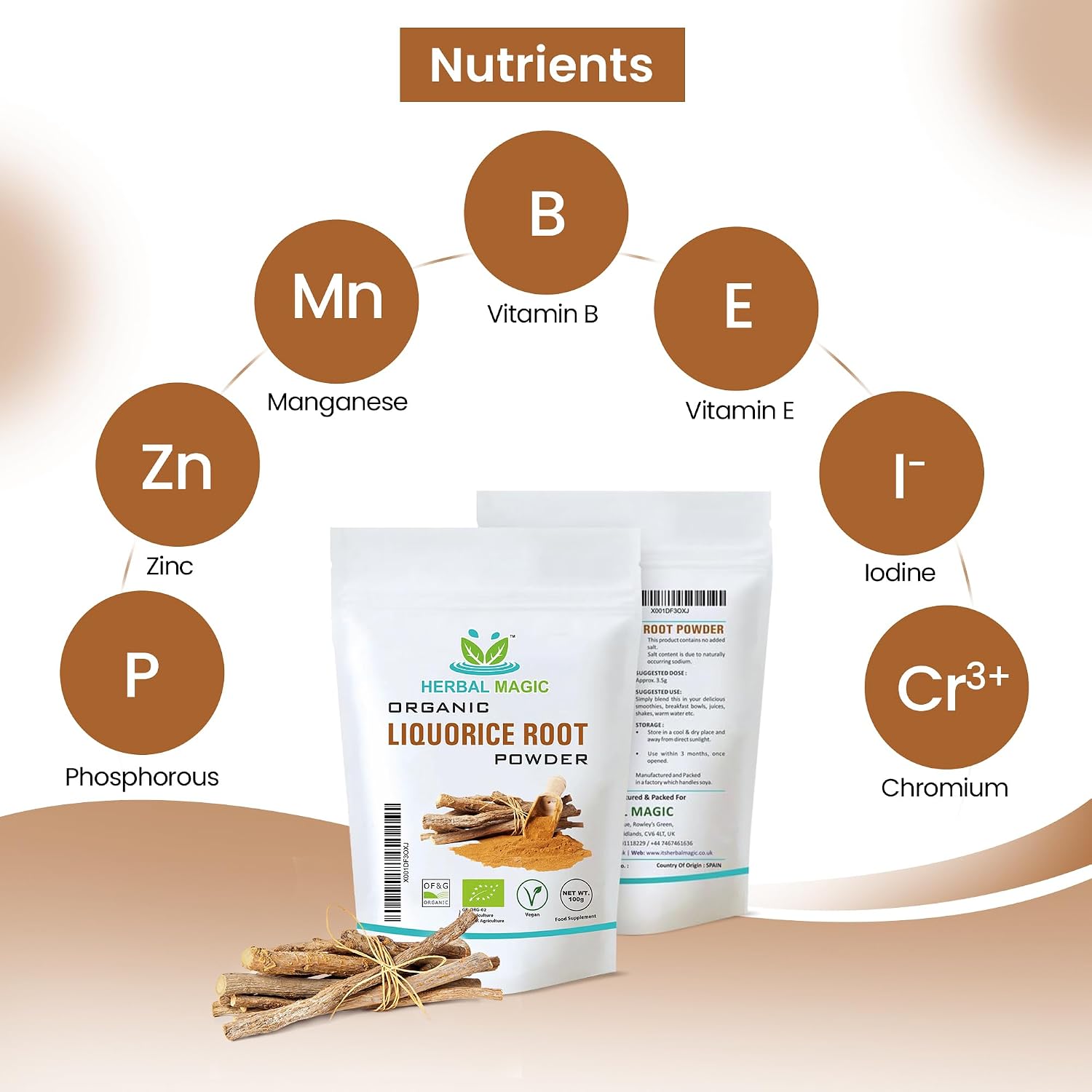 Organic Licorice Root Powder | Mulethi Skin & Hair Mask