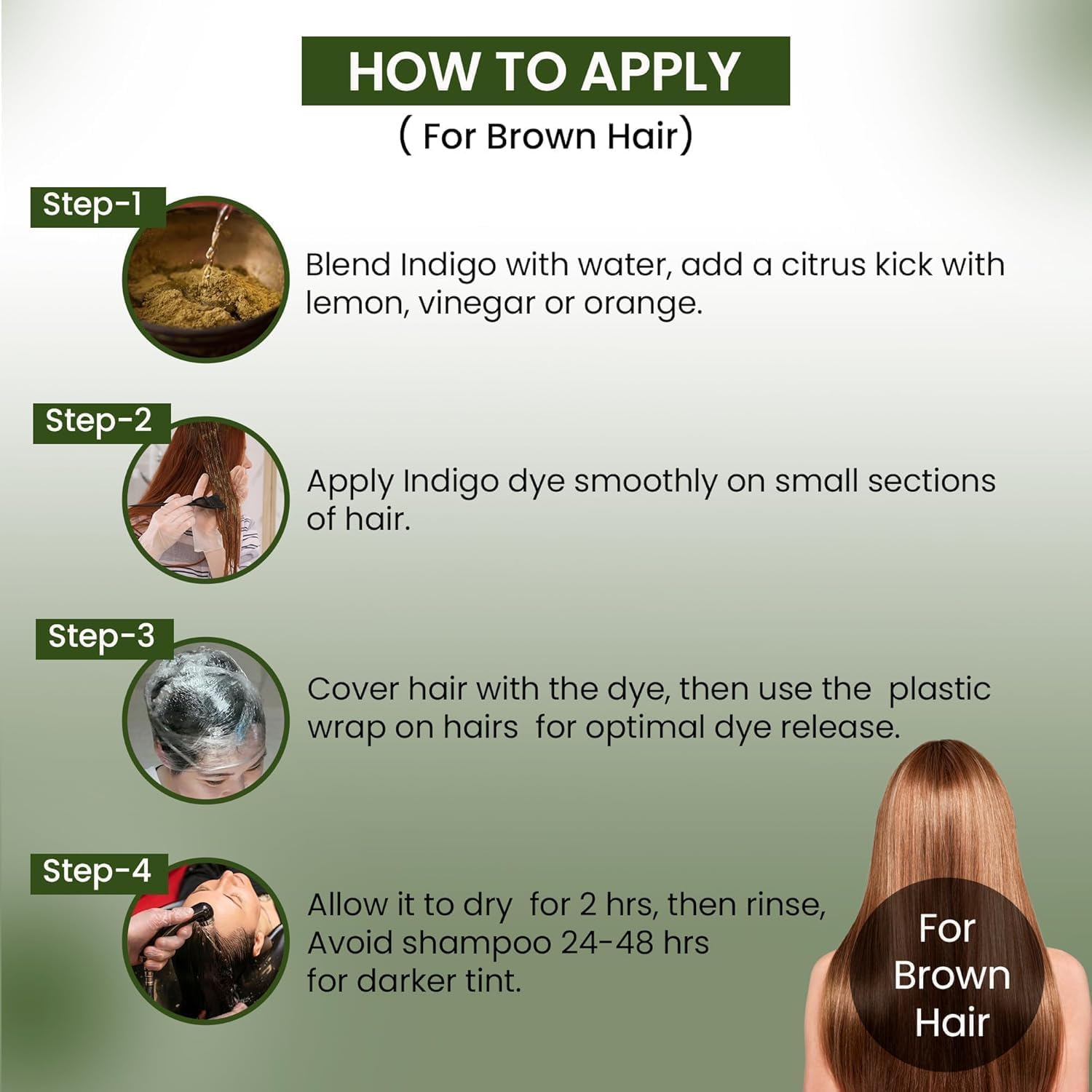 Organic Indigo Hair Dye Powder