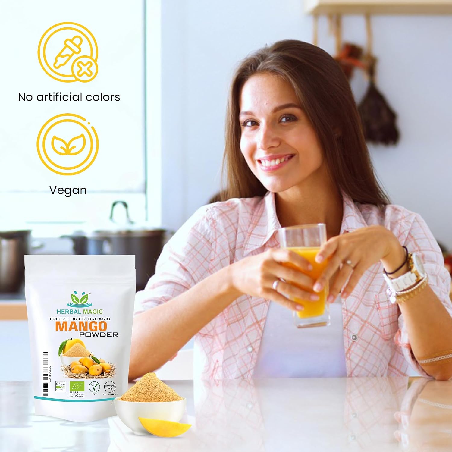 Natural Freeze dried Mango Powder