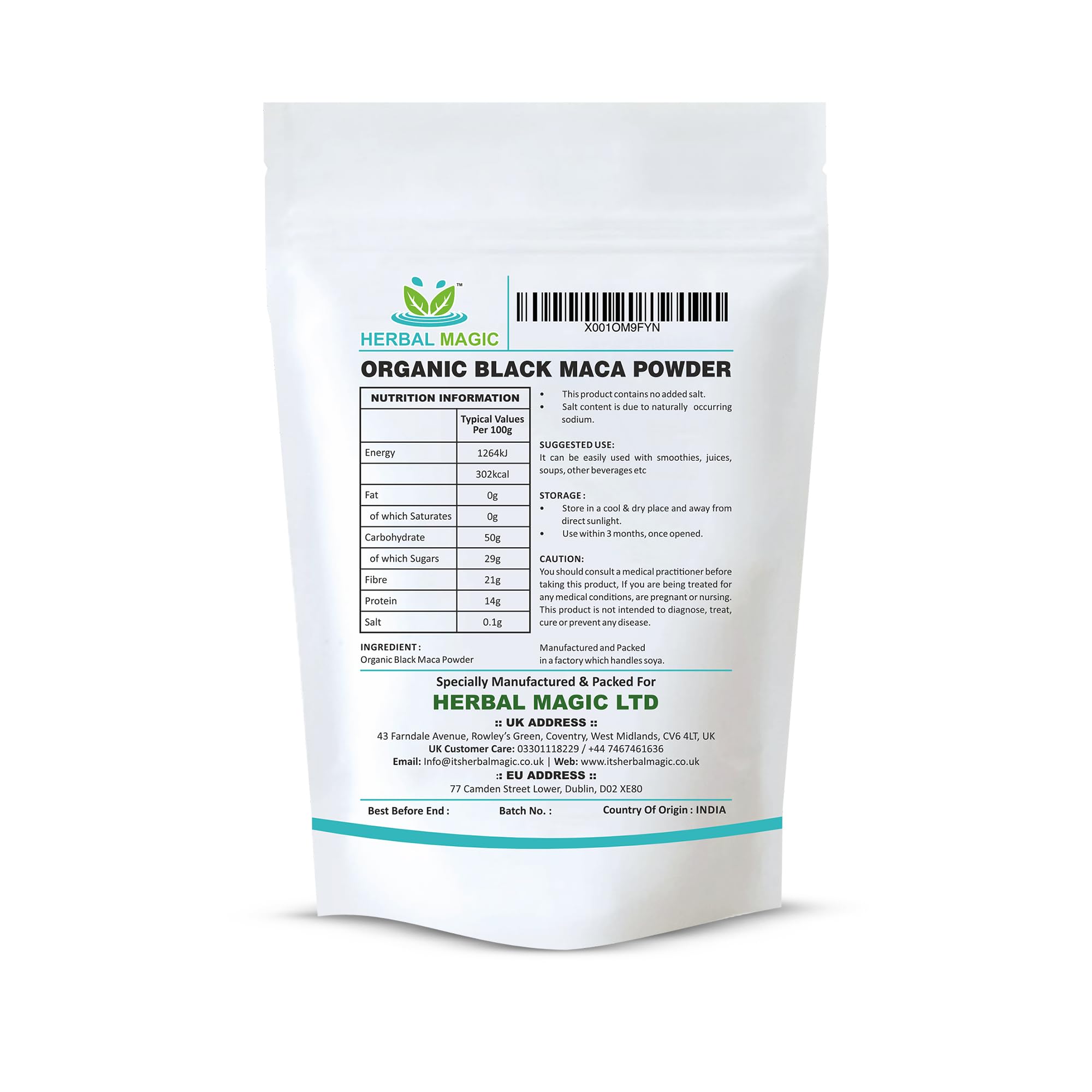 Organic Black Maca Powder