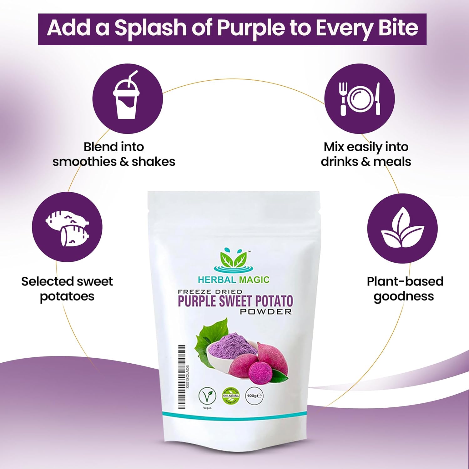 Natural Freeze-dried Purple Potato Powder