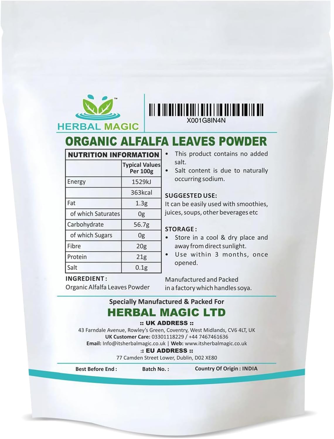 Alfalfa Leaf Powder