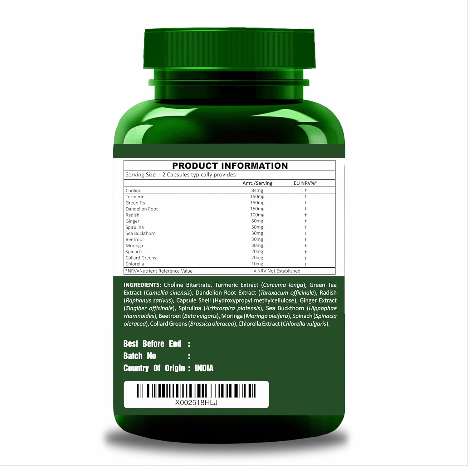 Liver Guard Vegan Food Supplement Capsules