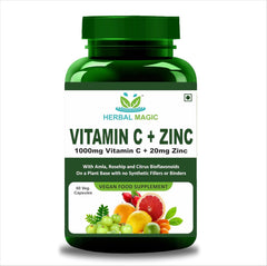 Vitamin C + Zinc Supplement capsules