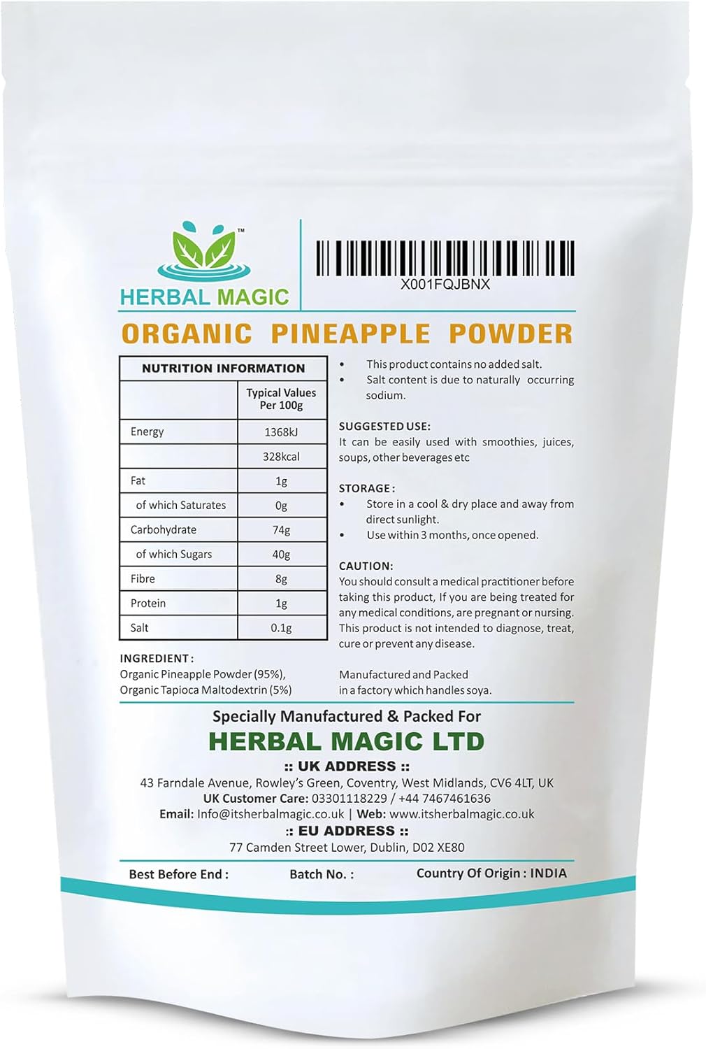 Organic Pineapple Powder