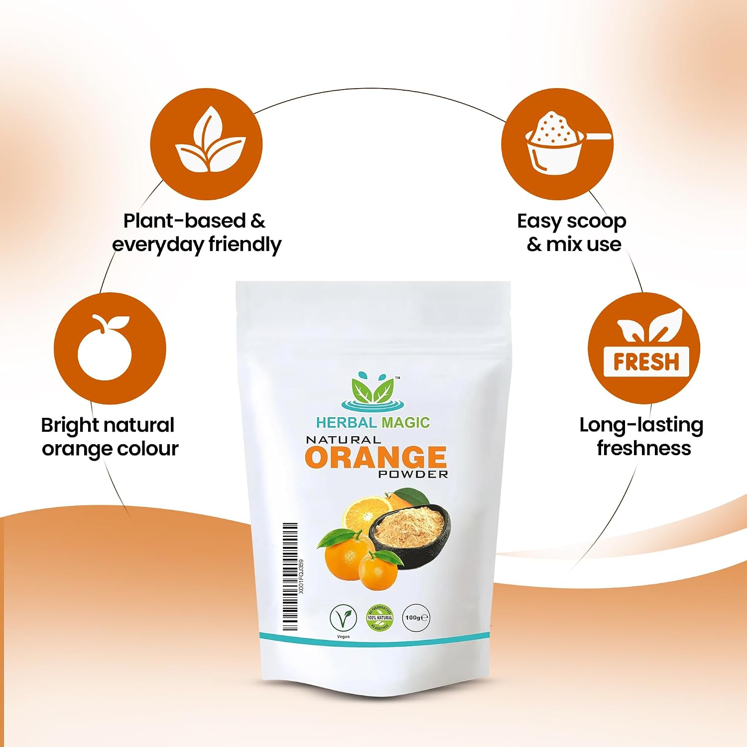 Natural Orange Powder