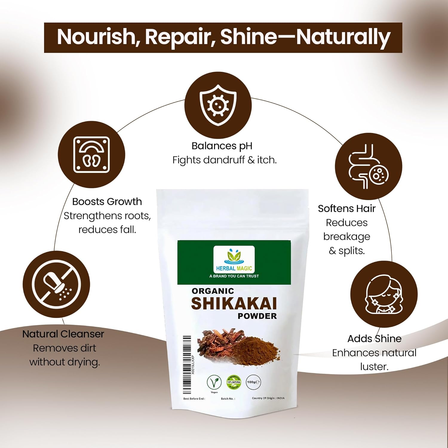 Organic Shikakai Powder