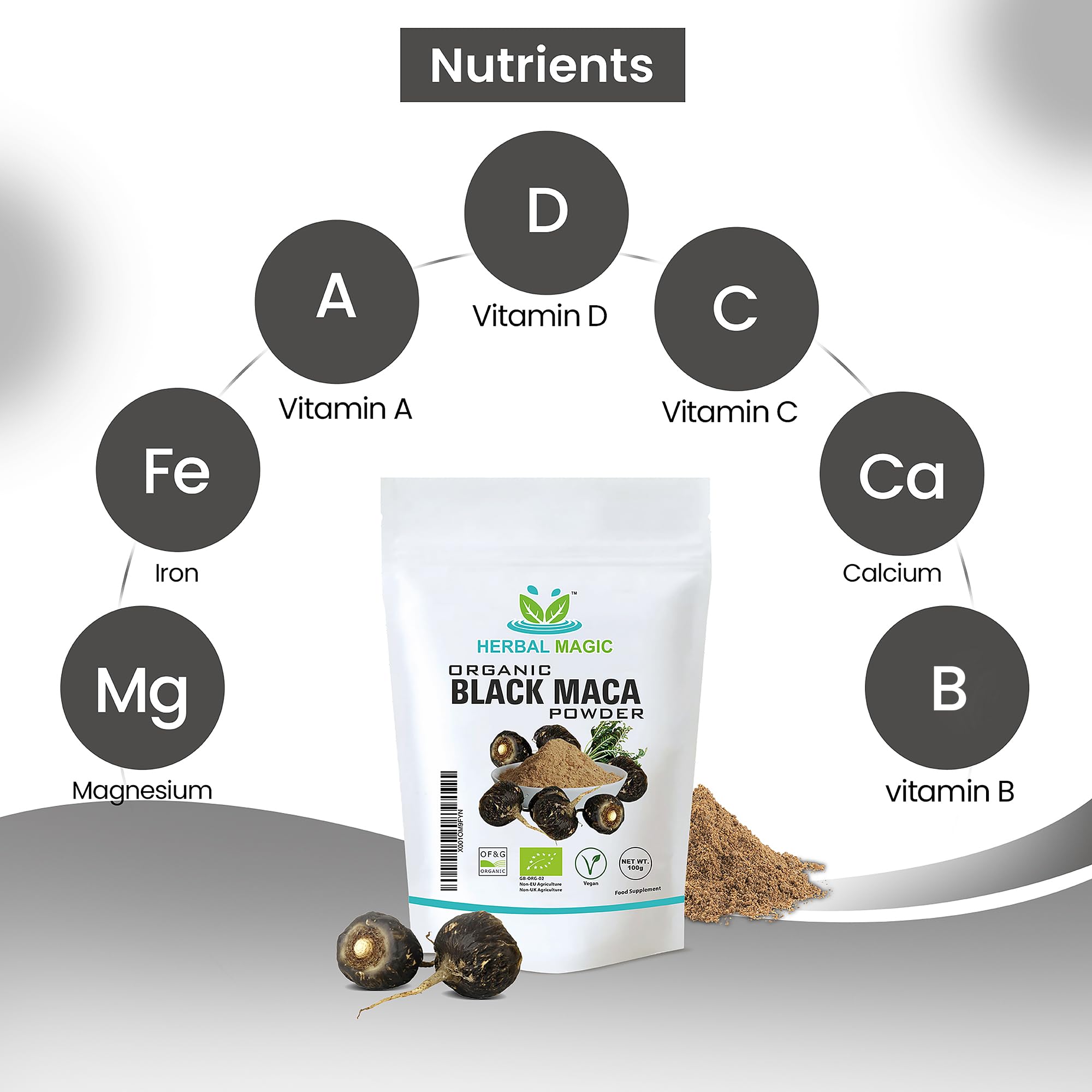 Organic Black Maca Powder