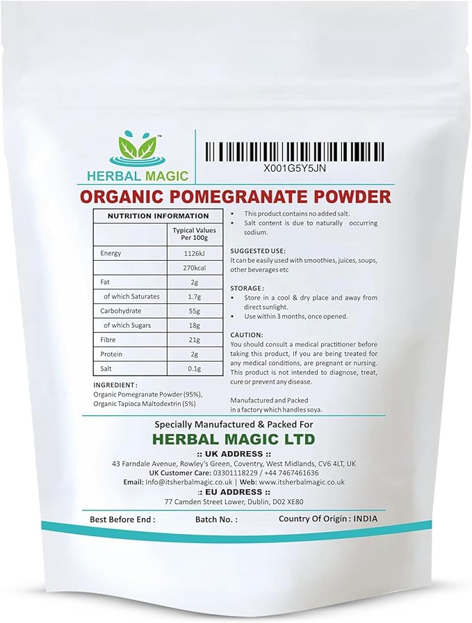Organic Pomegranate Powder