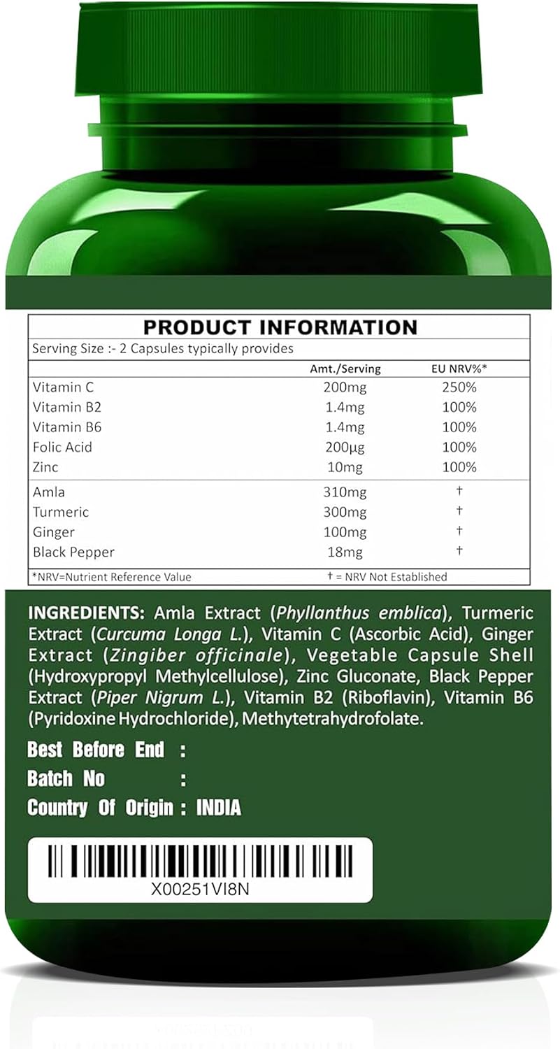 Immune Gold Vegan Food Supplement Capsules