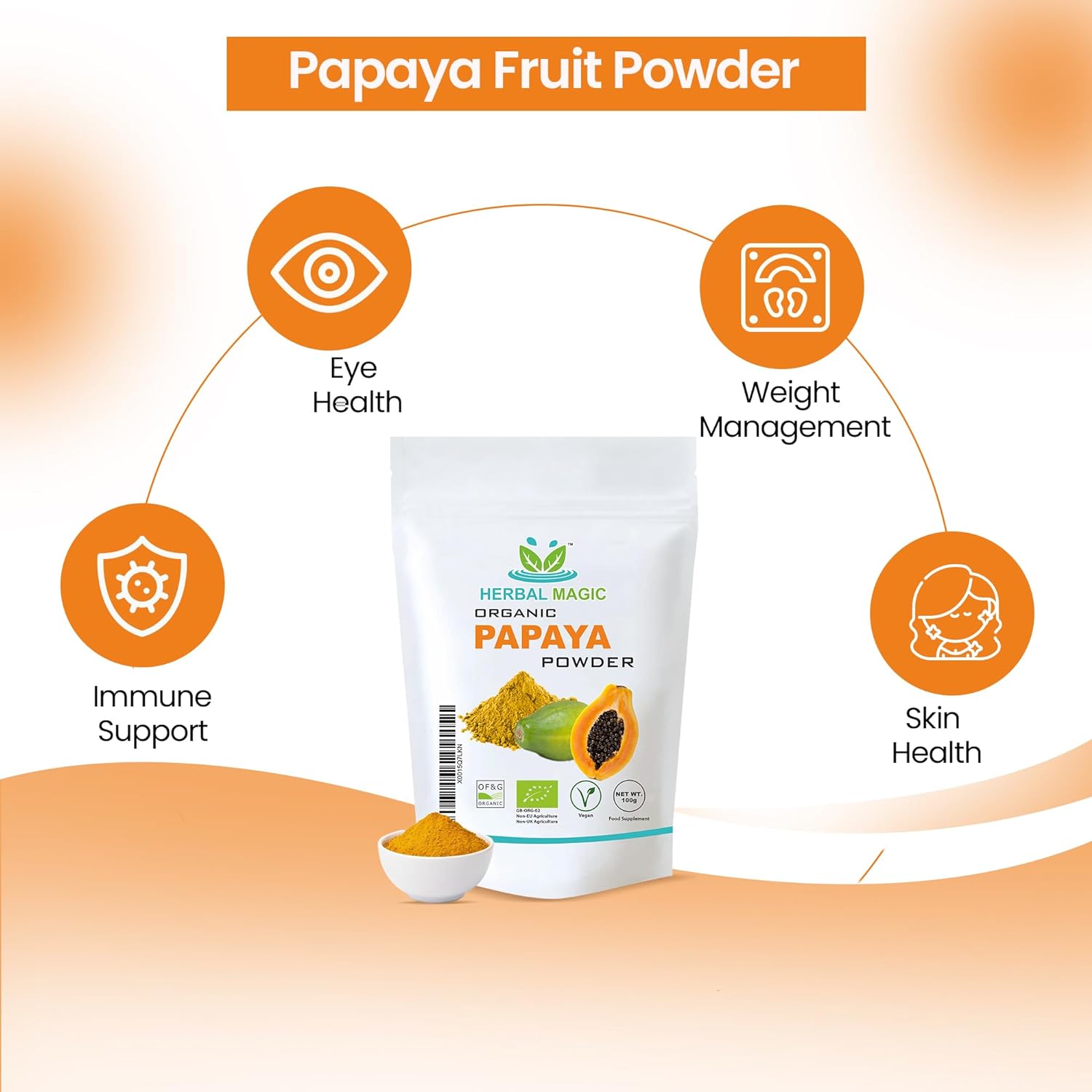 Organic Papaya Fruit Powder