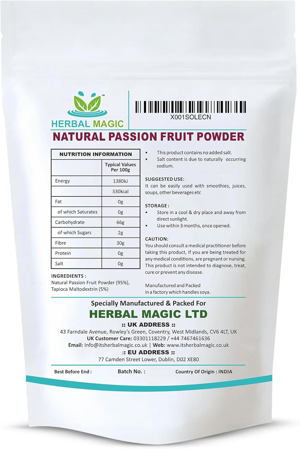 Natural Passion Fruit Powder