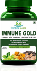 Immune Gold Vegan Food Supplement Capsules