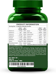 Natural Full Spectrum Wholefood Multivitamin Capsules