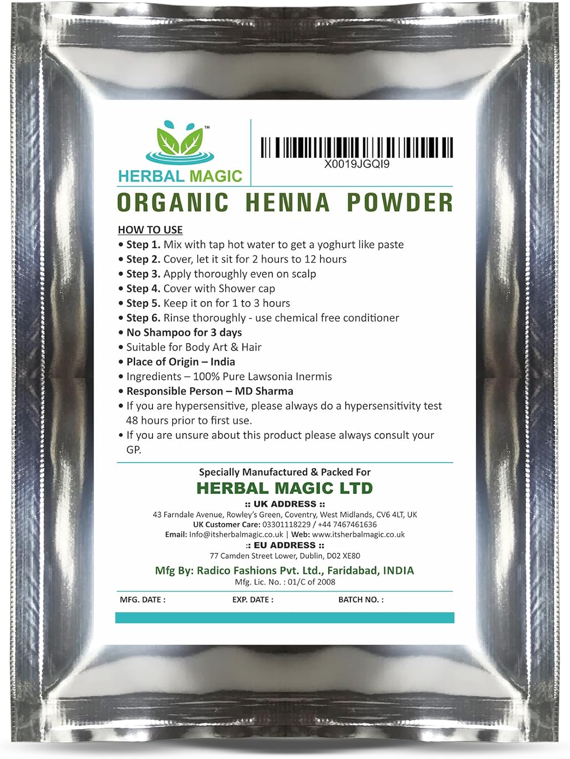 Henna Powder + Indigo Powder