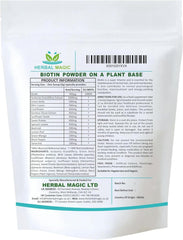 Plant-Based Natural Biotin Powder 100gms