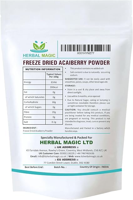 Freeze Dried Acai Berry Powder