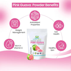 Freeze dried pink guava powder