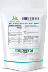 Freeze Dried Organic Pink Pitaya (Dragon Fruit) Powder