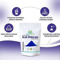 Natural Blue Spirulina Powder - 50g