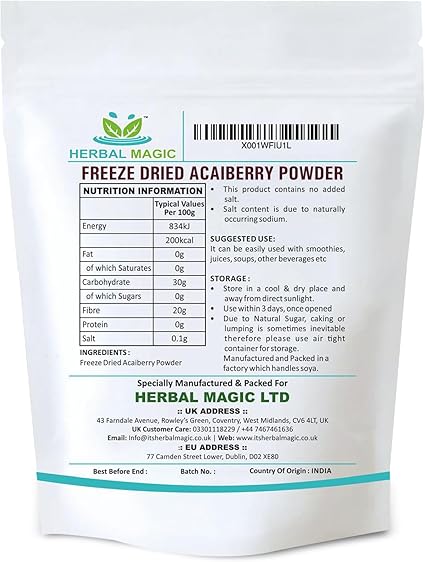 Freeze Dried Acai Berry Powder